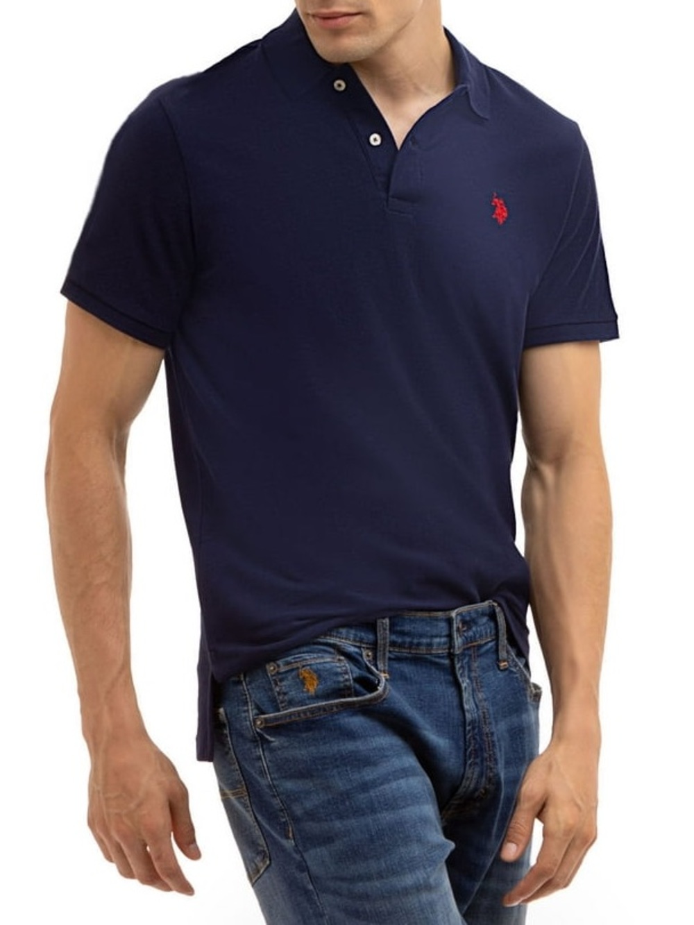 Polo by Ralph Lauren Navy Polo with Red Pony
